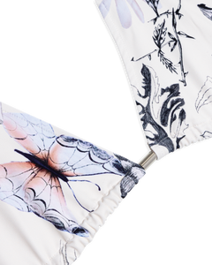 MAGNOLIA HALTER BIKINI TOP