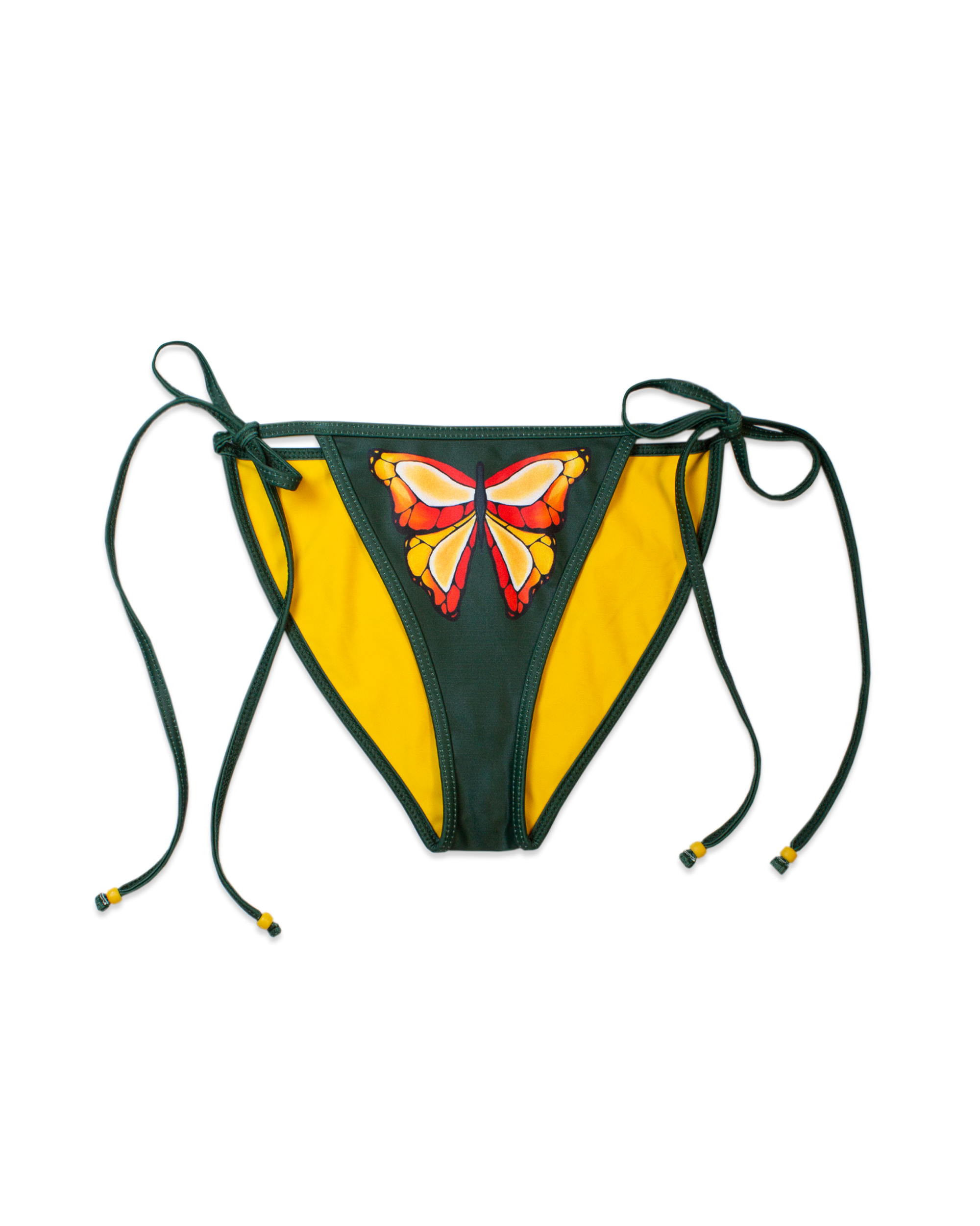 EVERGREEN ORANGE BIKINI BOTTOMS