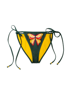 EVERGREEN ORANGE BIKINI BOTTOMS