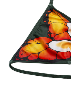 EVERGREEN ORANGE BIKINI TOP