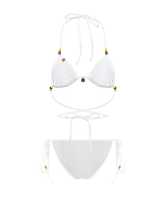 SPARKLE SNOW STRING BIKINI