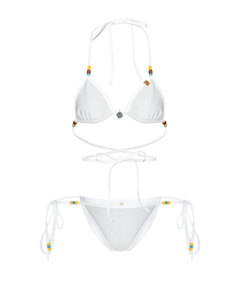 SPARKLE SNOW STRING BIKINI